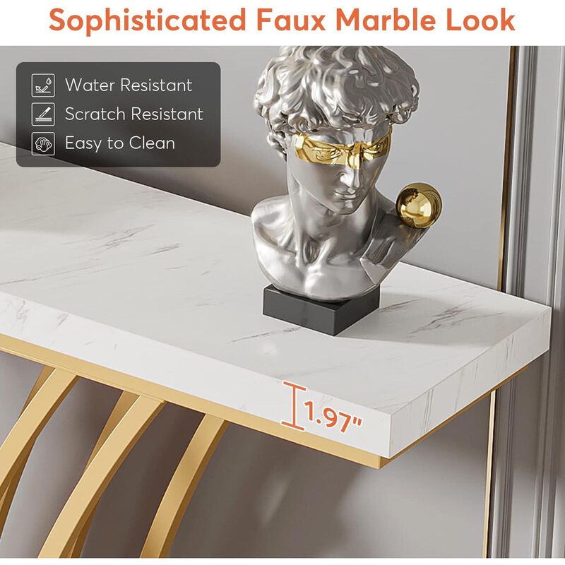 Tribesigns Modern Wood Console Table image number 5