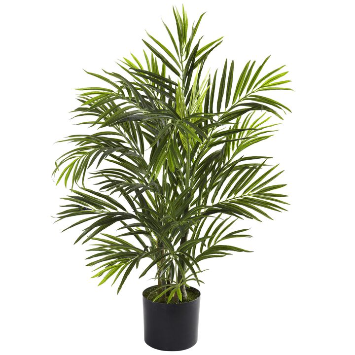 Hivvago 2.5 Feet Areca Palm UV Resistant (Indoor/Outdoor)