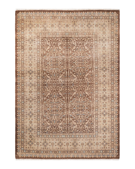Mogul, One-of-a-Kind Hand-Knotted Area Rug  - Brown, 6' 3" x 8' 10"