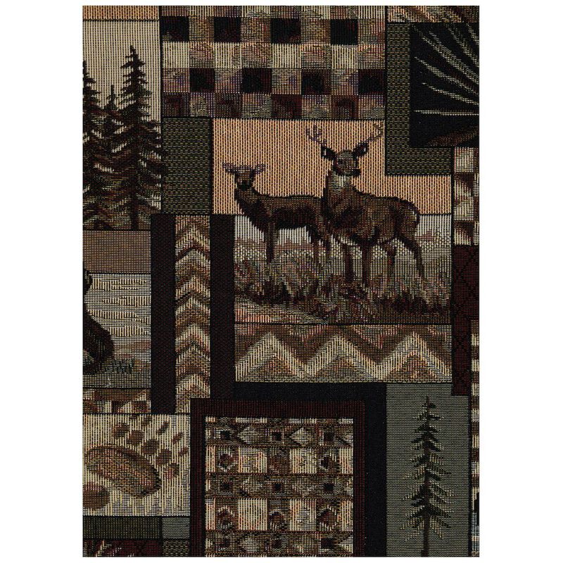 Washington Frame-Rustic Walnut Finish-Peter's Cabin Mattress image number 8