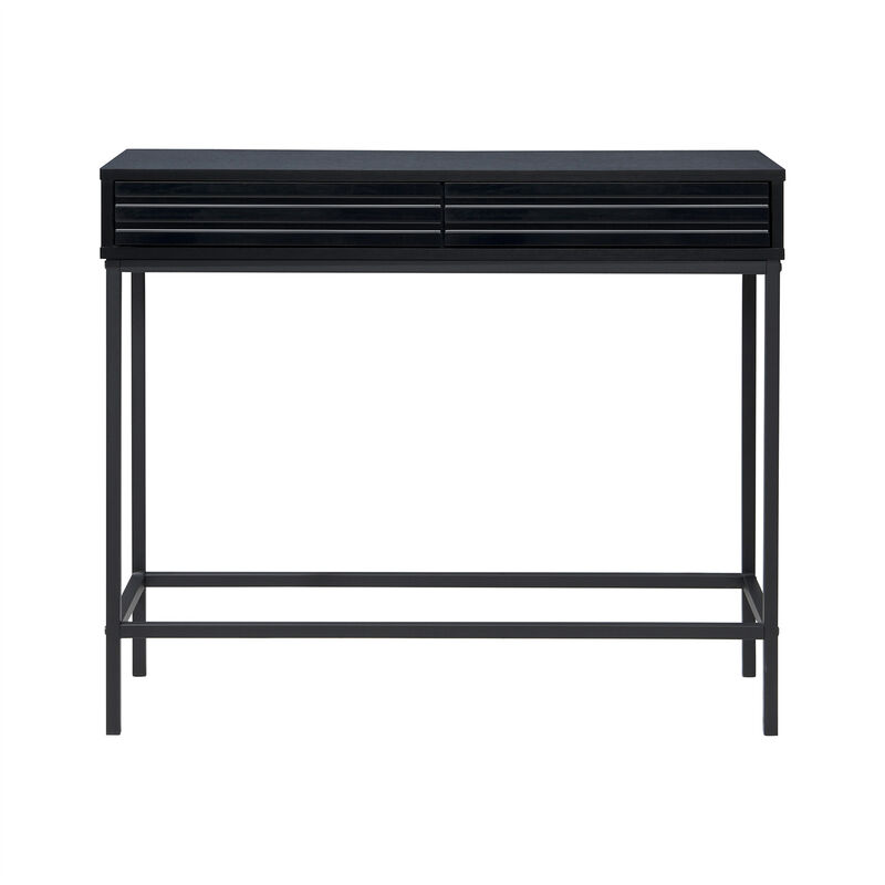 Casimo 35.43 in. Rectangular Engineer Wood Console Table