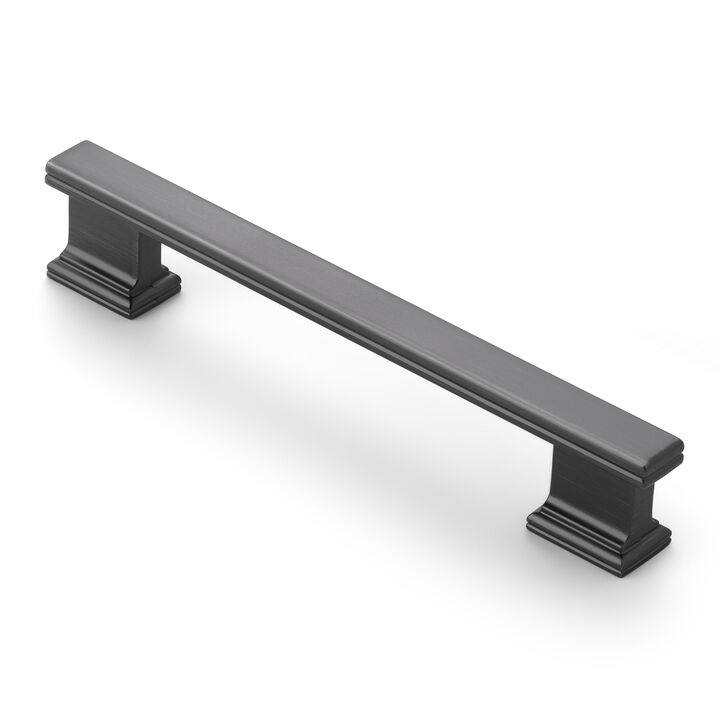 Hestia Hardware 10 Pack 5 Inch New Vintage Classic Square Base Bar Pulls