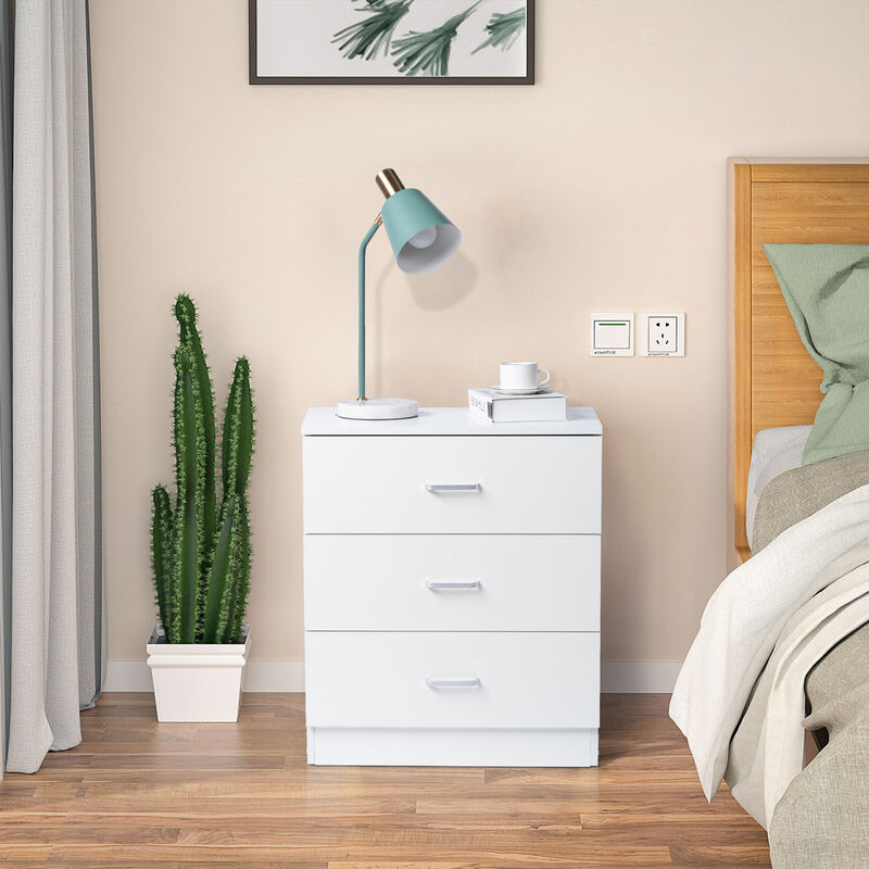 3-Drawer Dresser Chest of Drawers Versatile Storage for Family Room, Bedroom, or Living Room