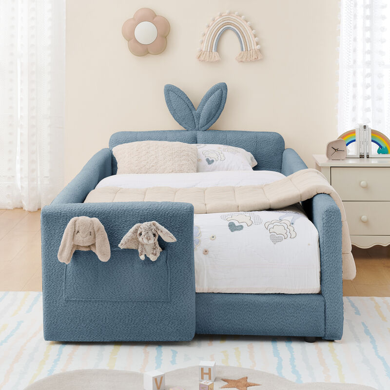 TATEUS Kids Upholstered Bed image number 1