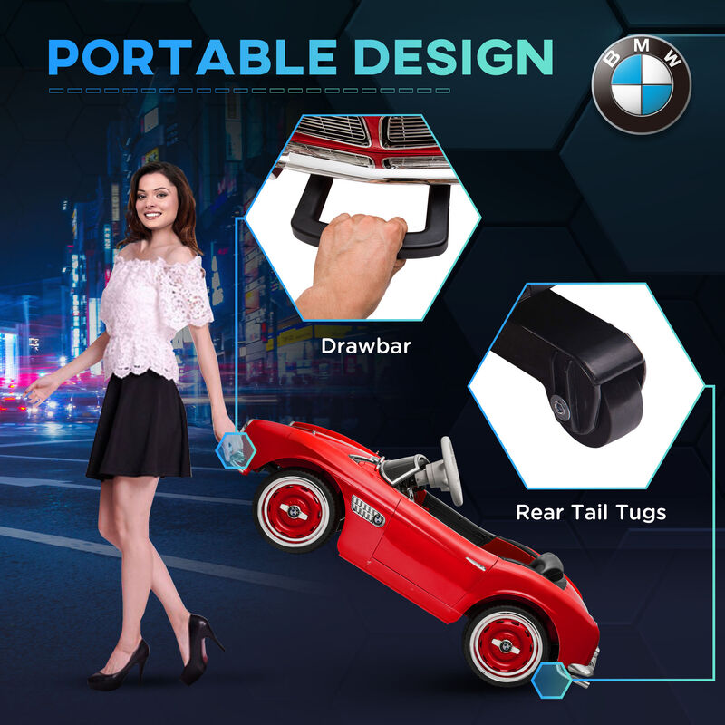 BreeBe Licensed BMW 12V Kid Electric Ride On Car with Easy Transport image number 4