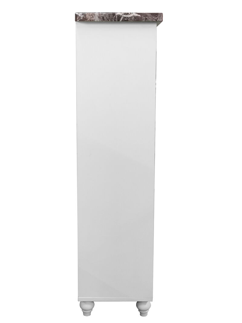 Kings Brand Furniture – Newberry Free Standing Bathroom Storage Cabinet, White