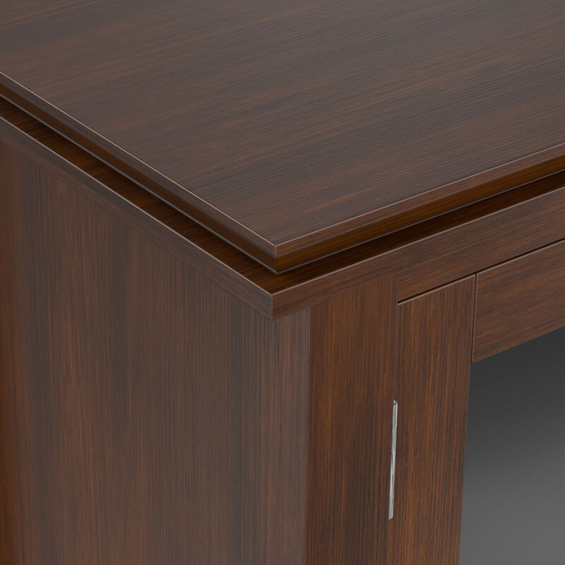 Artisan SOLID WOOD 38 inch Wide Transitional Medium Storage Cabinet in Russet Brown image number 7