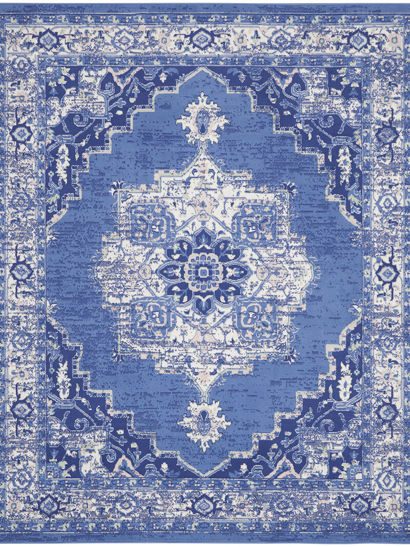 Whimsicle WHS03 Navy 8' x Round Rug image number 0