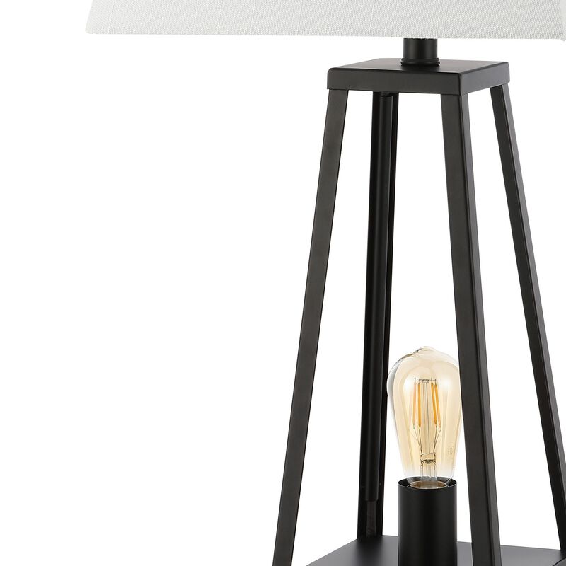 Waylon Classic Industrial Iron Nightlight LED Table Lamp with USB Charging Port image number 4