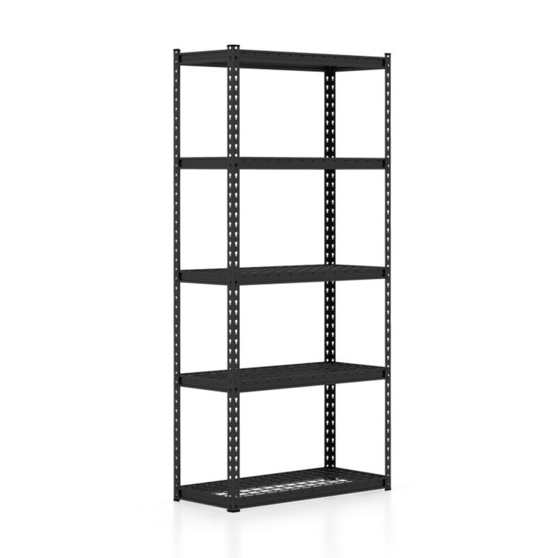5-Tier Heavy Duty Metal Storage Shelving Unit Adjustable Rack image number 0