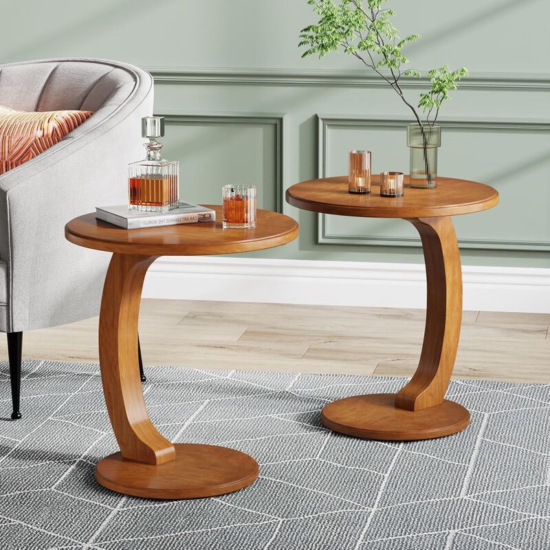 C-Shaped End Table image number 7