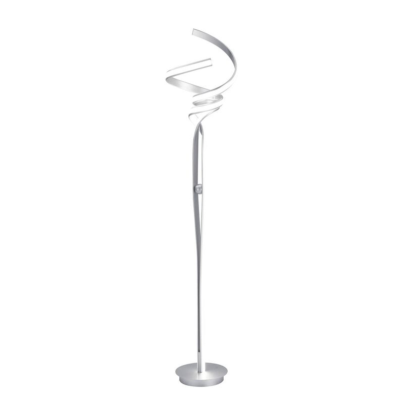 Munich Floor Lamp White Metal Dimmable Integrated LED