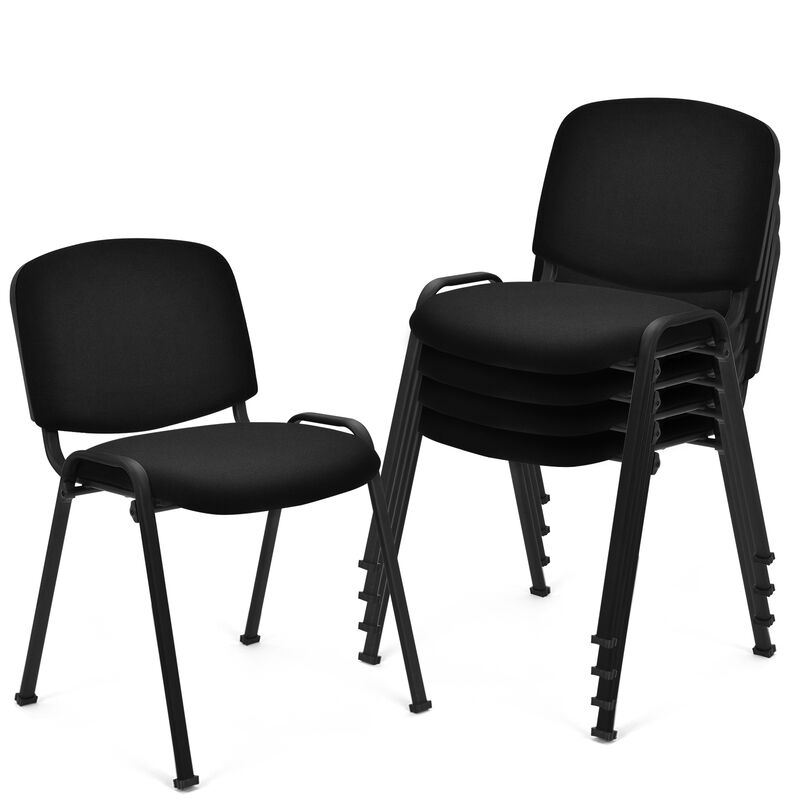 Office Chair with Metal Frame and Padded Cushions for Conference Room