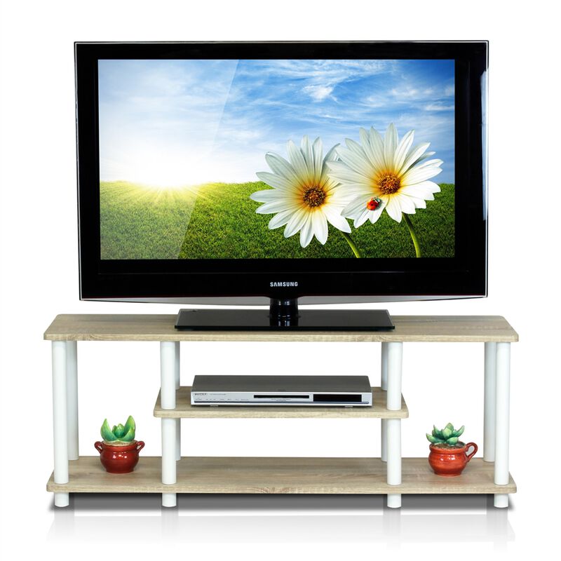 Turn-N-Tube No Tools 3D 3-Tier Entertainment TV Stands