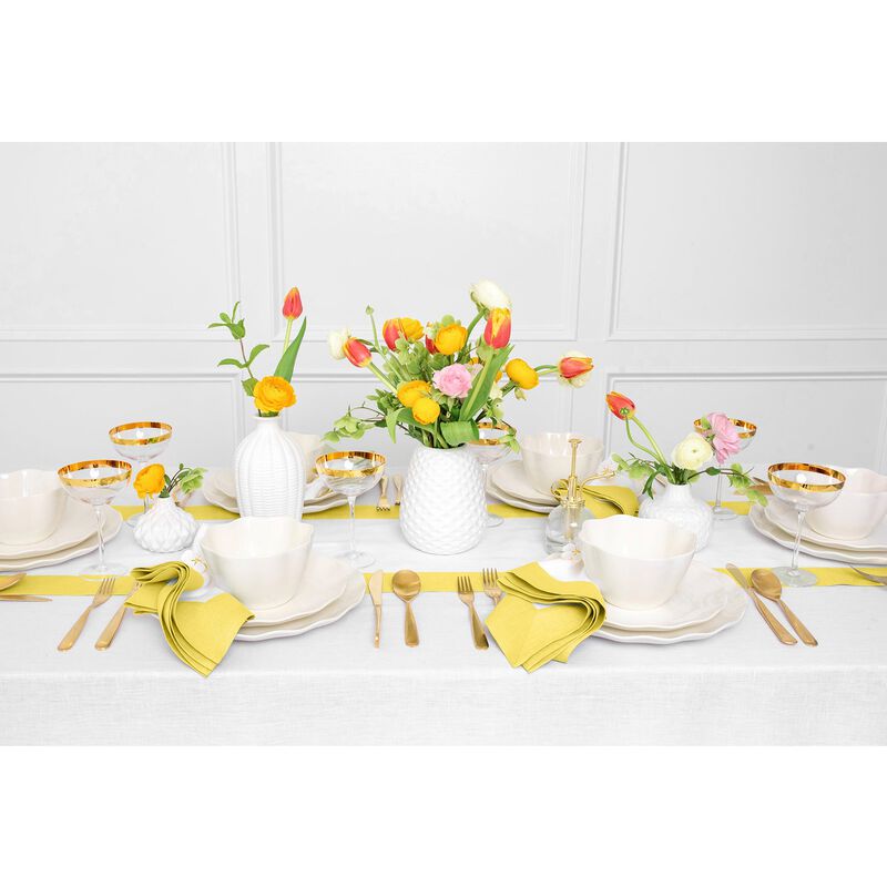 Solino Home 100% Pure Linen Table Runner - Contempo