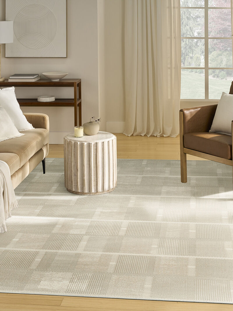 Nordic NRC09 Ivory/Beige 8' x 10' Rug