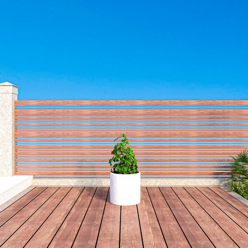 LeisureMod Tundra Series Poly Stone cylindrical Shape Planter High