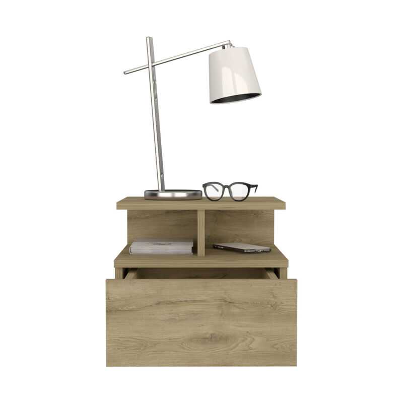 Streamdale Floating Nightstand Flopini, One Drawer, Macadamia Finish image number 0