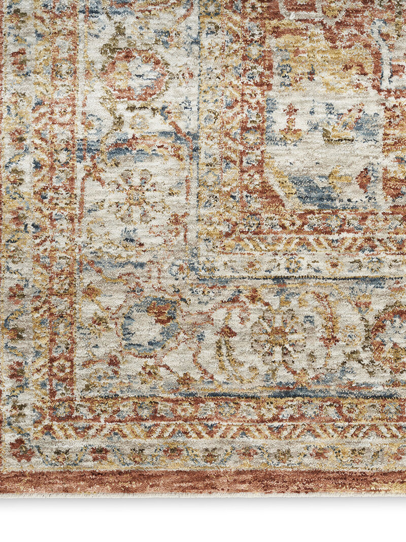 Sahar SHR06 Ivory/Multicolor 2'3" x 10'2" Rug image number 3