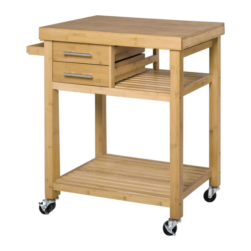 Kitchen Storage Cart with Drawers and Shelves &ndash; Ideal for Pantry or Home Organization image number 0