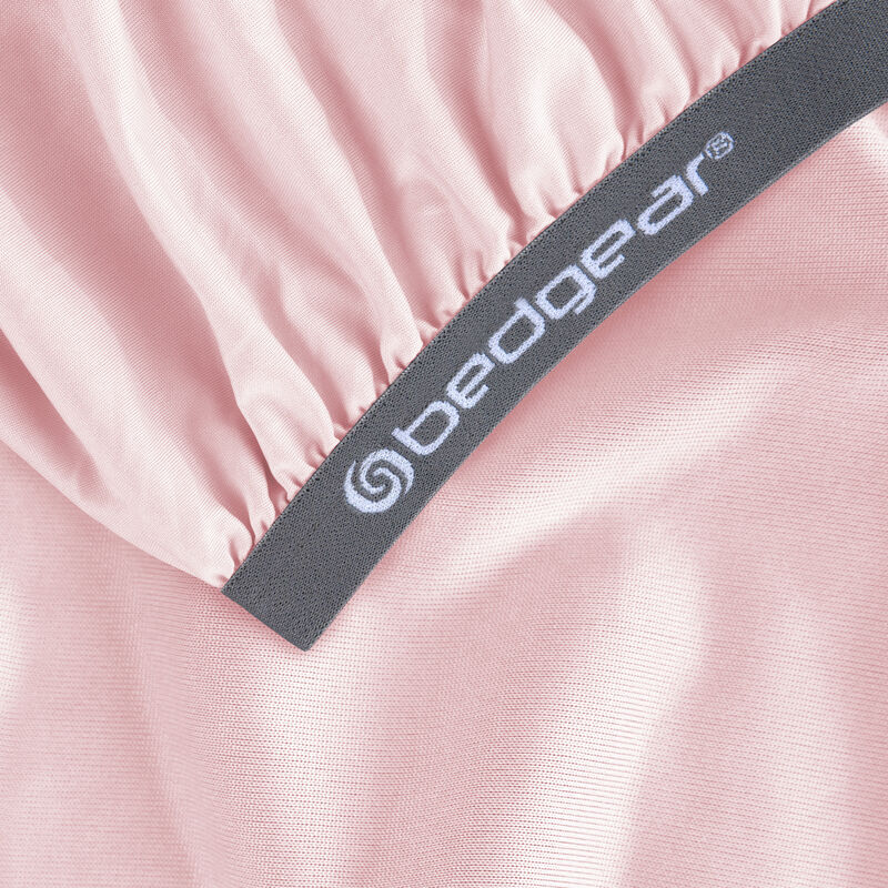 Hyper-Linen Crib Sheet - Light Pink