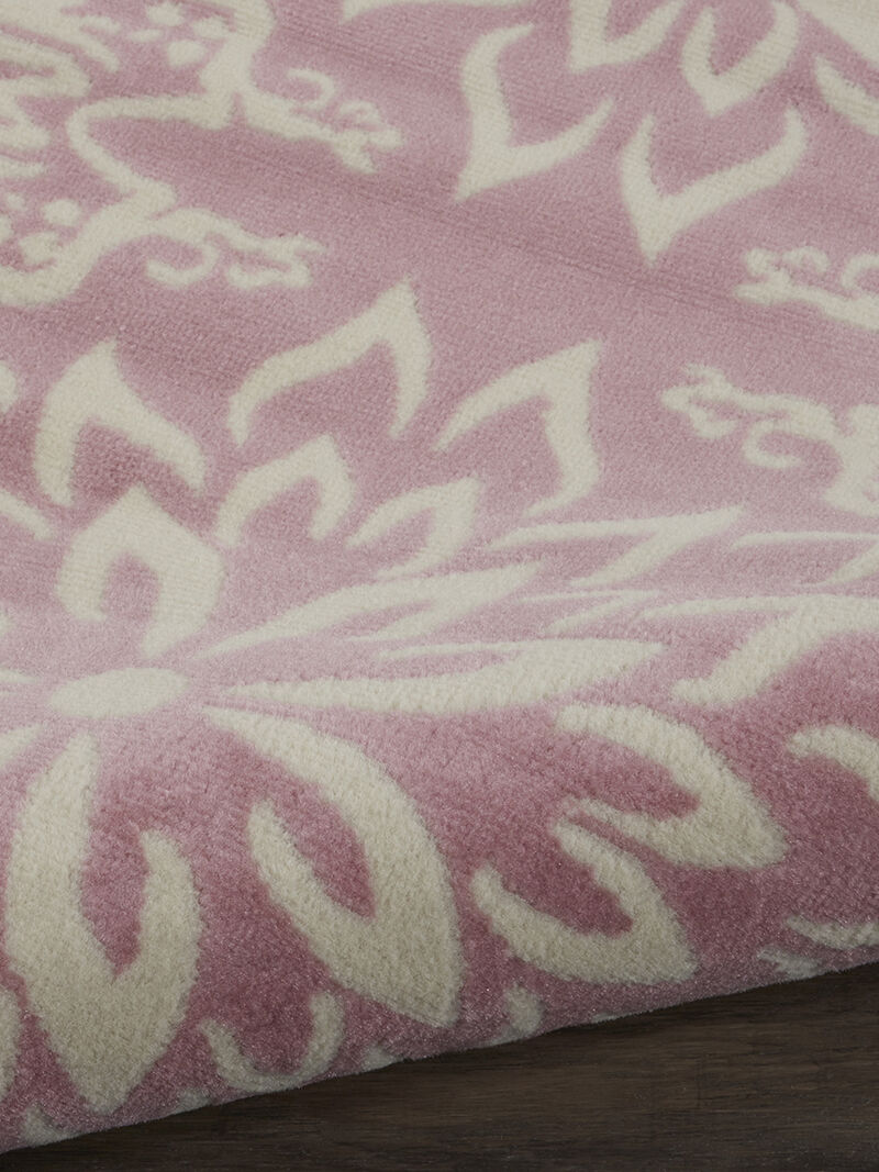 Jubilant JUB06 Ivory/Pink 8' x Round Rug