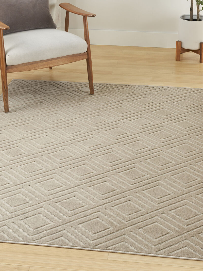 Care Free CAF03 Beige 5'3" x 7' Rug