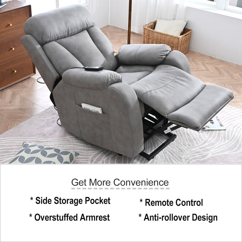 Streamdale Elderly Power Lift Recliner Chair with Remote Control