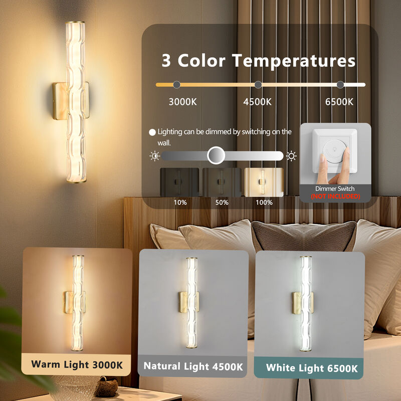 3.5 in. 1-Light LED Wall Sconce with Iron Shade (Set of 2) image number 3