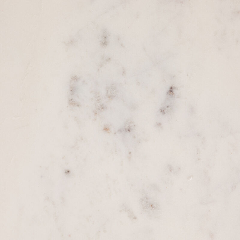 Abstract Shaped Marble End Table with Metal Legs image number 7