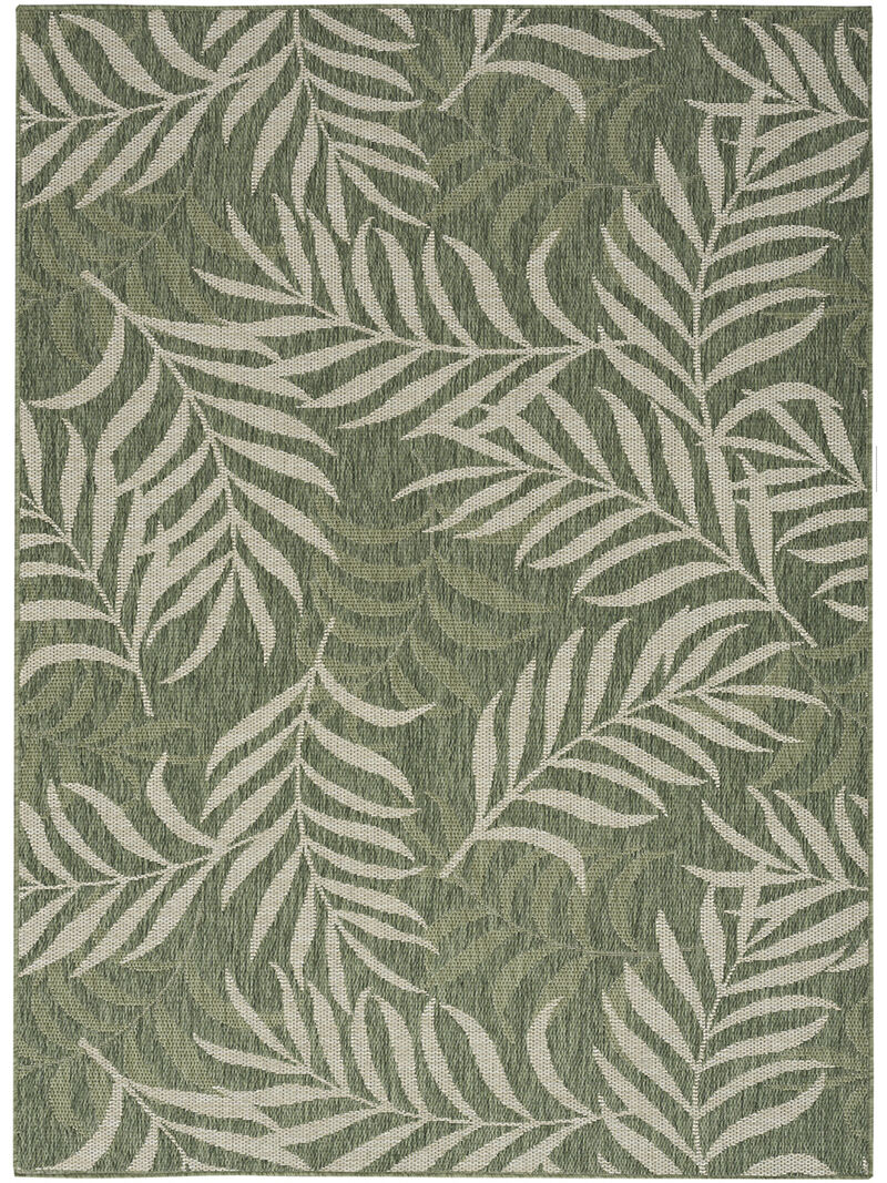 Garden Oasis GOA01 Green/Ivory 6' x 9' Rug