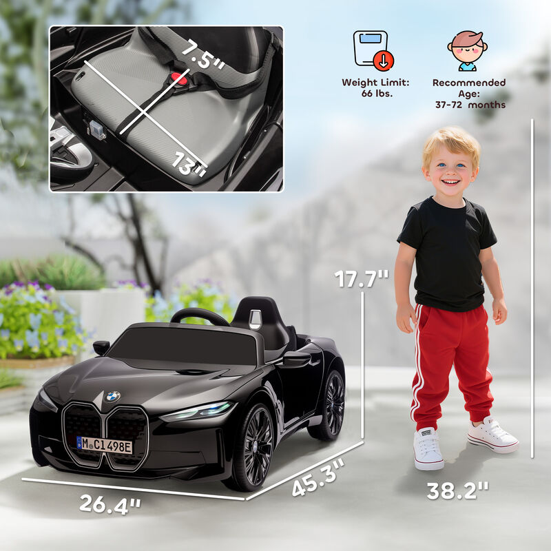BreeBe 12V Electric Car for Kids with 2.4G Remote Control, Suspension image number 2