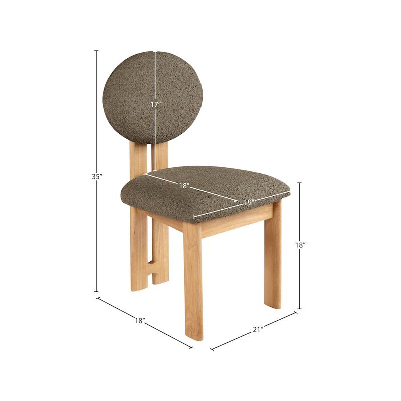 Meridian Furniture Napa Olive Dining Chair, Set of 2