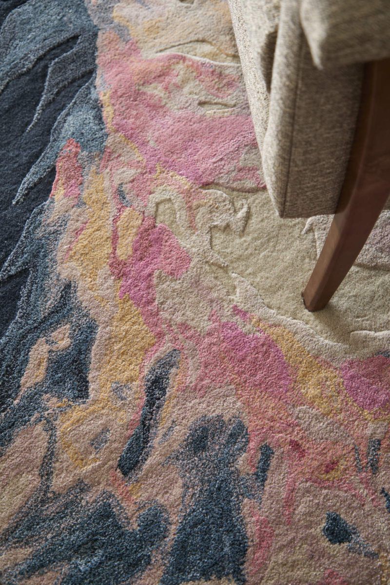 Kawai 8985F Pink/Multi 9' x 12' Rug image number 4