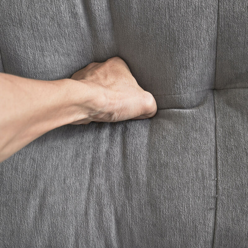 Whisen 82.6" Modern Sectional Sofas Couches Velvet L-Shaped Couches