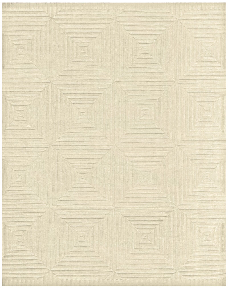 HomeRoots Wool Geometric Hand Knotted Area Rug image number 2