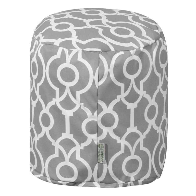 Majestic Home Goods Pouf Athens Gray