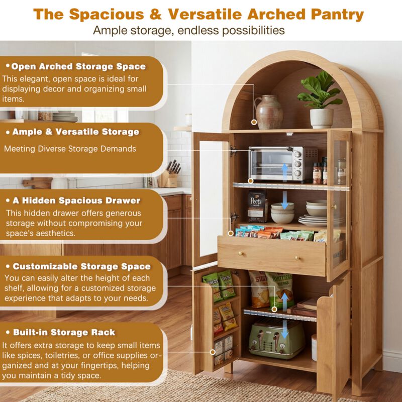 Sobkot Pantry Cabinet image number 4