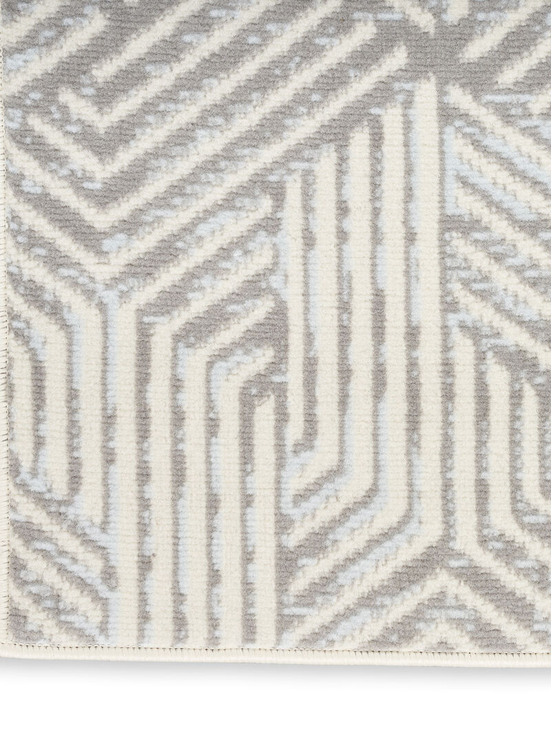 Grafix GRF39 Gray 2' x 4' Rug