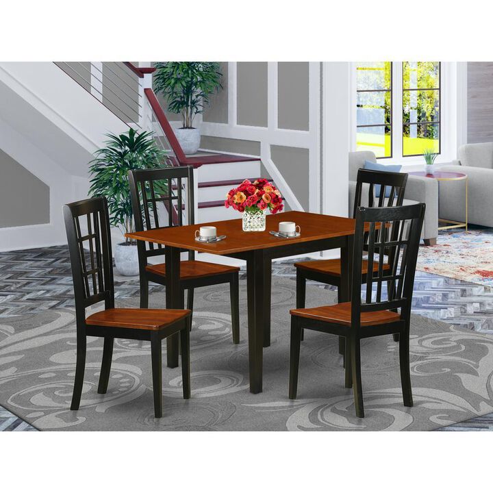 Dining Room Set Black & Cherry