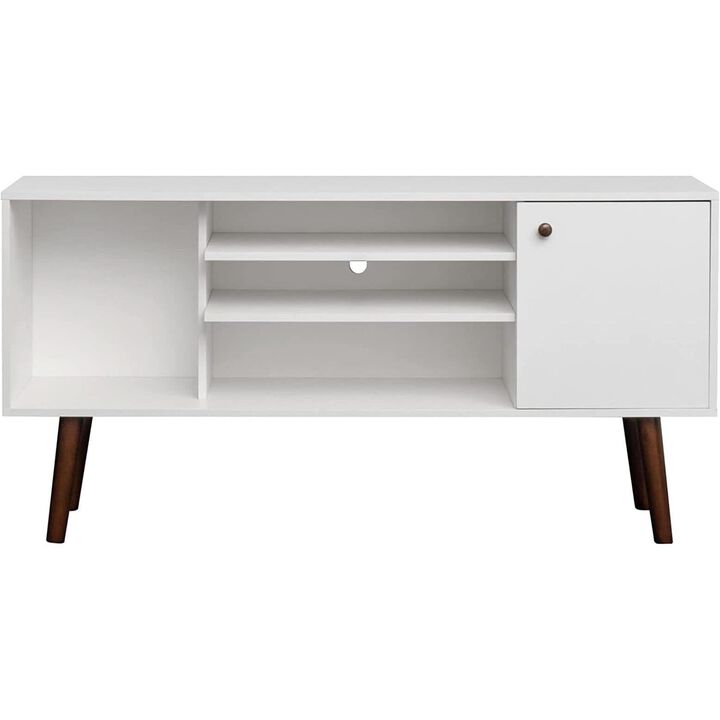 ShipItFurniture Farmhouse TV Stand for 65-Inch TVs with Storage Cabinet