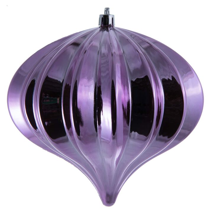 Vickerman 5.7" Pink Shiny Onion Christmas Ornament, UV Treated, Set of 3