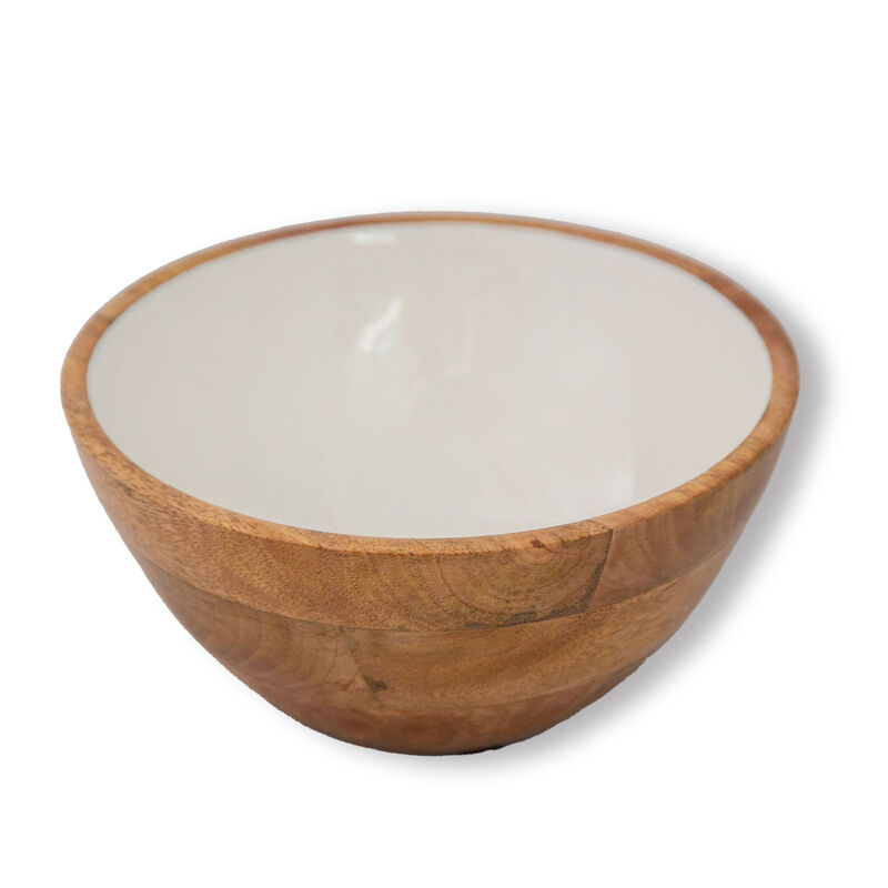 Jeanne Fitz Wood + White Collection Salad Bowl & Servers Set - Medium image number 1