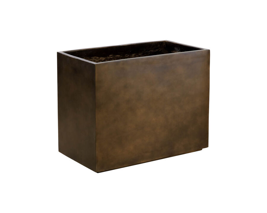 Leilani Medium Antique Bronze Planter