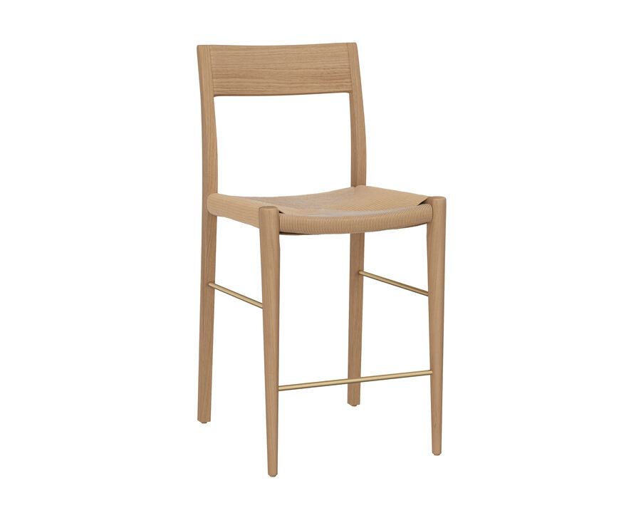 Bondi Light Oak Counter Stool