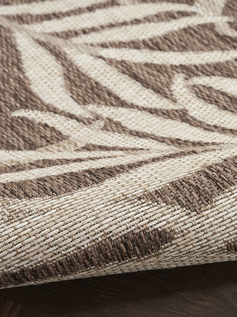 Garden Oasis GOA01 Mocha 4' x 6' Rug