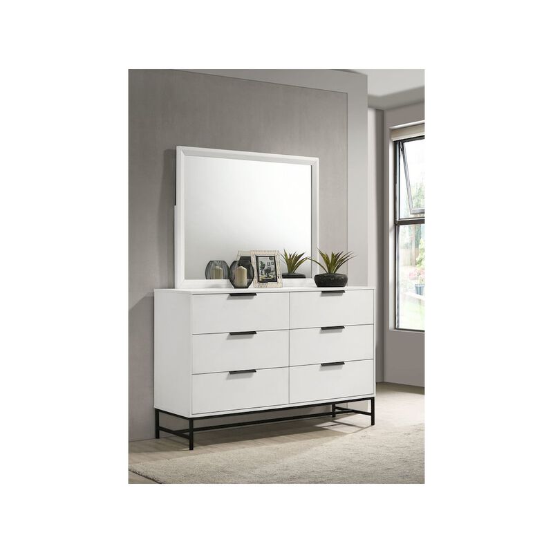 Coaster Co. of America Sonora 6-drawer Dresser with Mirror White image number 5