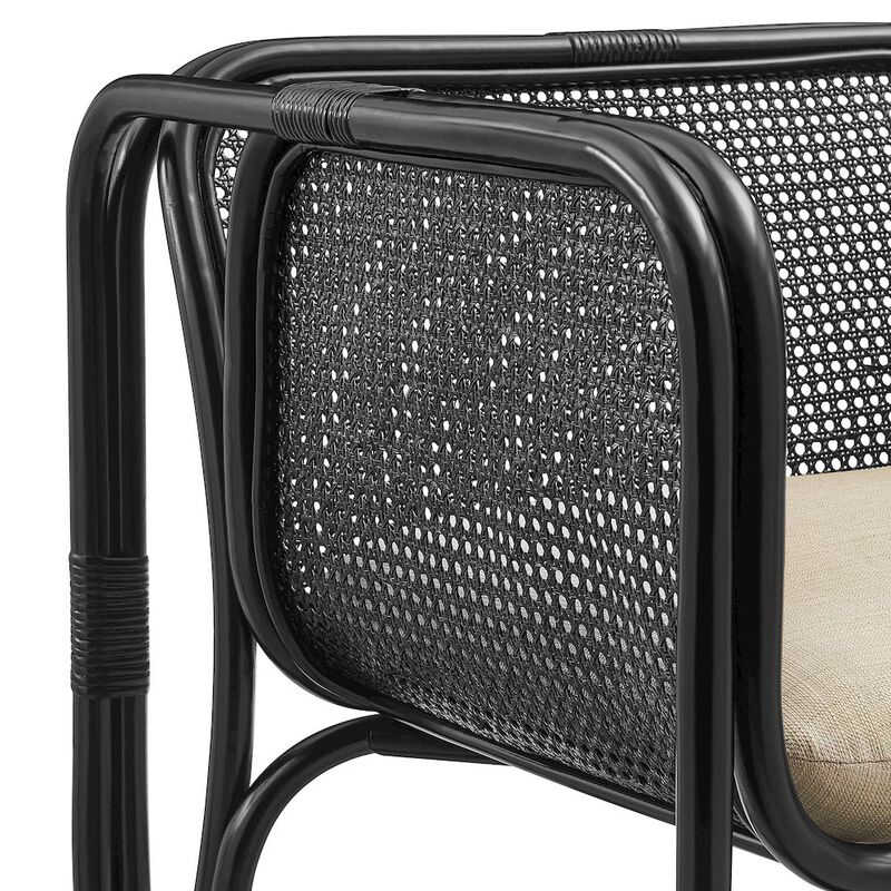 Ellis Natural Rattan Accent Armchair image number 6