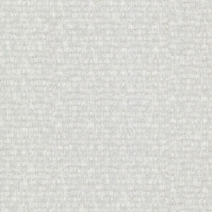 Zeke Silver Imitation Fabric Wallpaper (Set of 2)