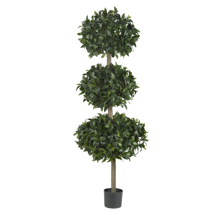 Hivvago 69 Inches Sweet Bay Triple Ball Tree